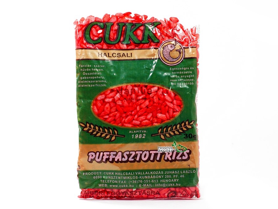 Воздушный рис CUKK (аромат ванильный-красный)(30г.) — приманка, снасти и аксессуары для рыбалки | Алматы, Казахстан