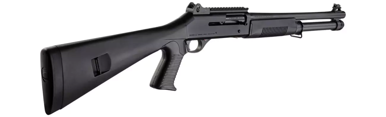 Гладкоствольное ружье BENELLI Moд. M4 BLACK PISTOL GRIP (полуавтоматическое) калибра 12/76 — детальное фото