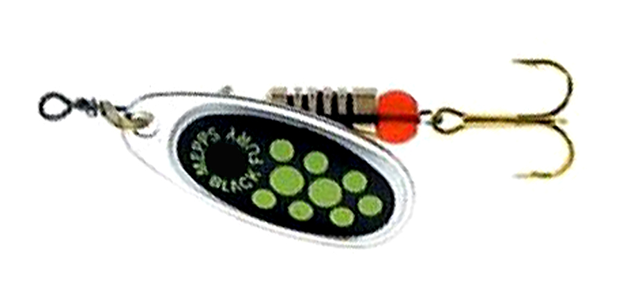 Блесна MEPPS BLACK FURY (silver chartreuse dots) — купить Вертушки в Алматы | KORGAN
