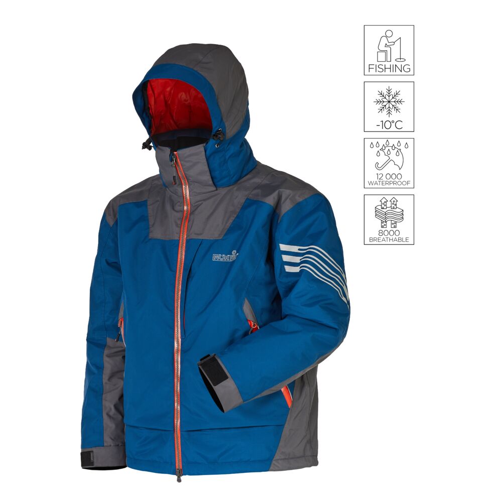 Куртка NORFIN Мод. VERITY PRO BLUE — куртки, жилеты, маскировочные костюмы, одежда для рыбалки и охоты | KORGAN Казахстан
