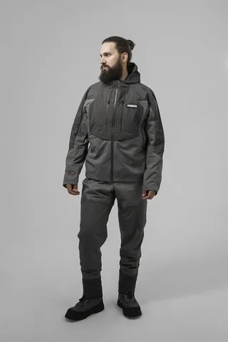 Куртка забродная Remington  Fishing  Rivers Black/Grey — куртки, жилеты, маскировочные костюмы, одежда для рыбалки и охоты | KORGAN Казахстан