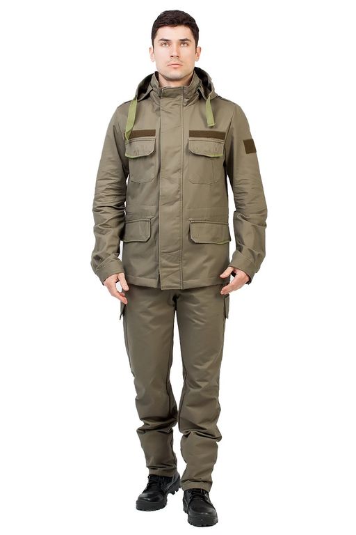 Костюм TRITON "Keeper" (тк.хлопок 245гр)(зеленый) — куртки, жилеты, маскировочные костюмы, одежда для рыбалки и охоты | KORGAN Казахстан
