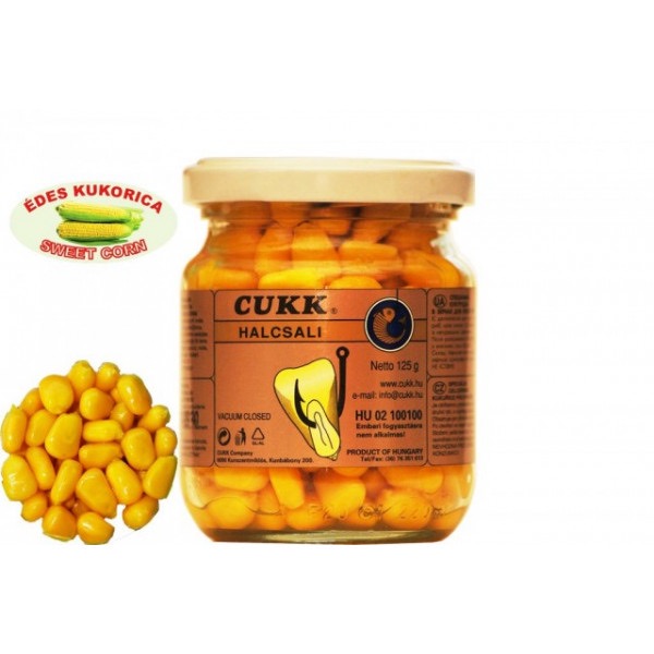 Кукуруза CUKK DELIKATES EXTRA (аромат сладкой кукурузы-желтая)(220мл.-125г.) — приманка, снасти и аксессуары для рыбалки | Алматы, Казахстан