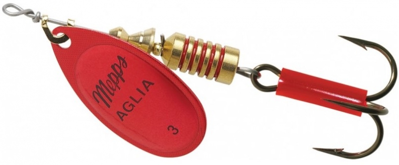 Блесна MEPPS AGLIA PLATIUM (red/silver) — купить Вертушки в Алматы | KORGAN