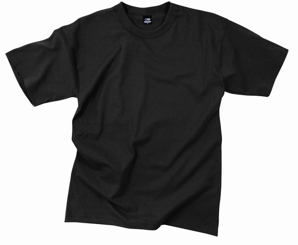 Майка ROTHCO Мод. MILITARY (короткий рукав)(100% cotton)(Black) — одежда для охоты, рыбалки, туризма и города | KORGAN.KZ