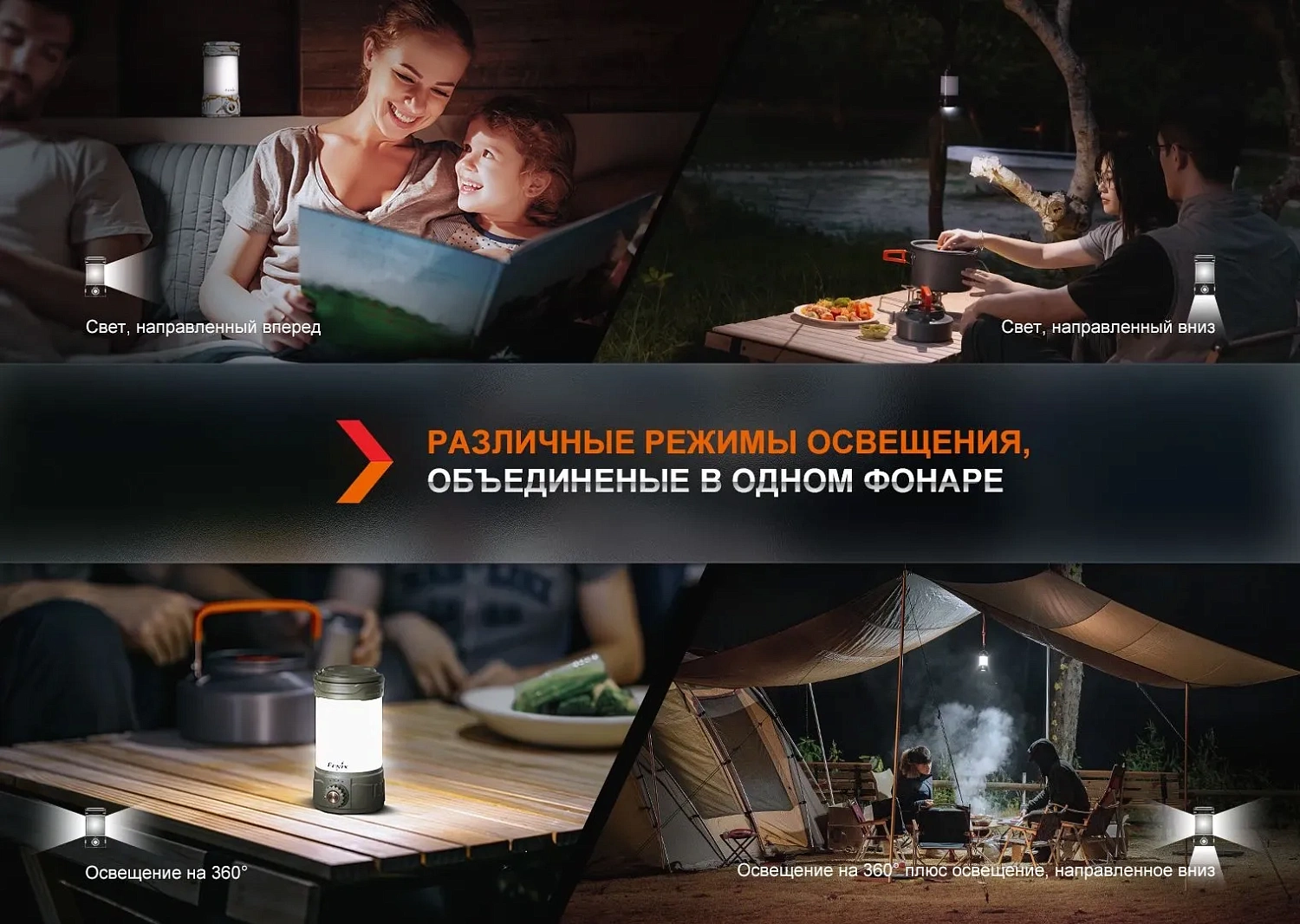 Фонарь FENIX Мод. CL26R PRO белый мрамор